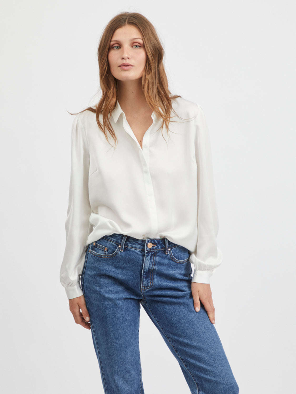 VIELLETTE L/S Top - Snow White